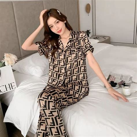 fendi pyjama set|fendi onesie women's.